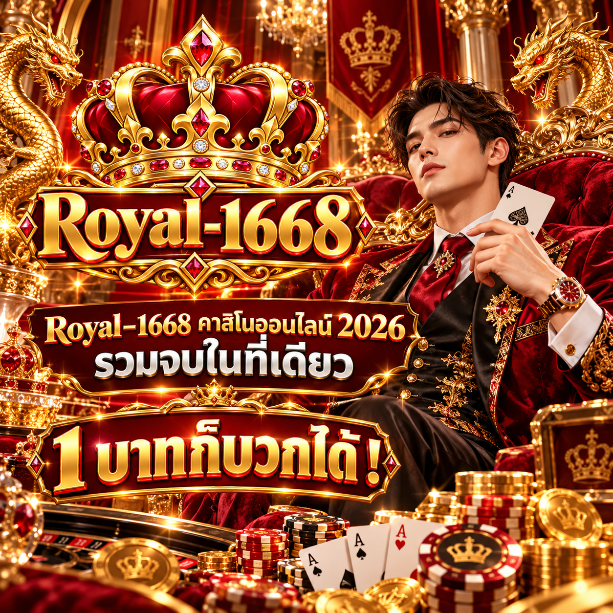 royal 1668 เว็บพนันออนไลน์ รวมเดิมพัน คาสิโนออนไลน์ อันดับ1 API แท้ จบที่เดียว ปี2026