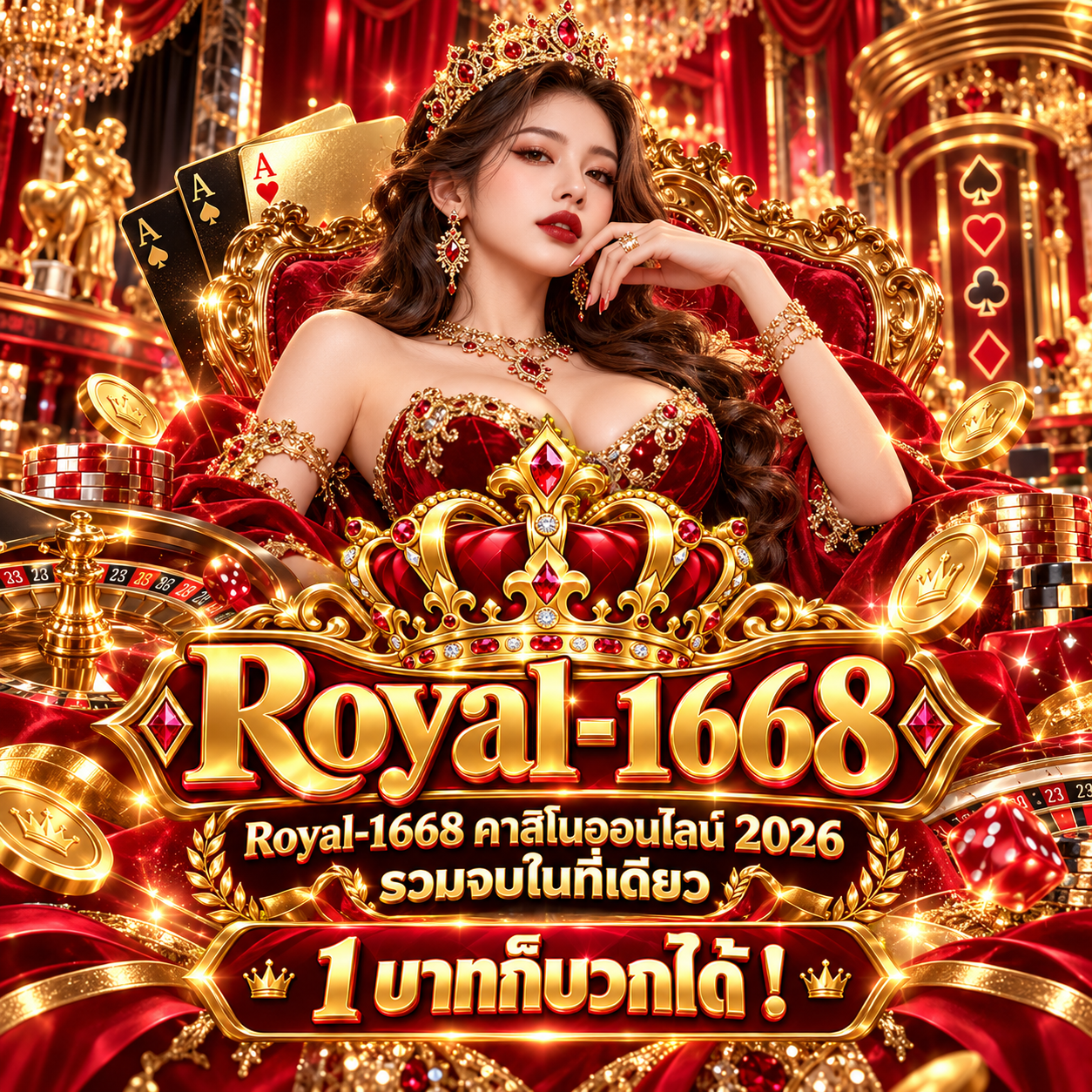royal 1668 เว็บพนันออนไลน์ รวมเดิมพัน คาสิโนออนไลน์ อันดับ1 API แท้ จบที่เดียว ปี2026